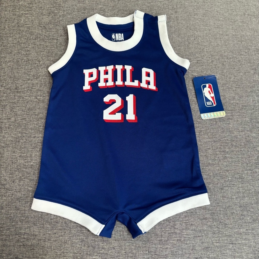 Joel Embild Jersey Romper, 12 mos